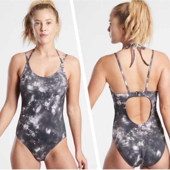 Athleta SuperNova Keyhole One Piece - New - Picture 2 of 3
